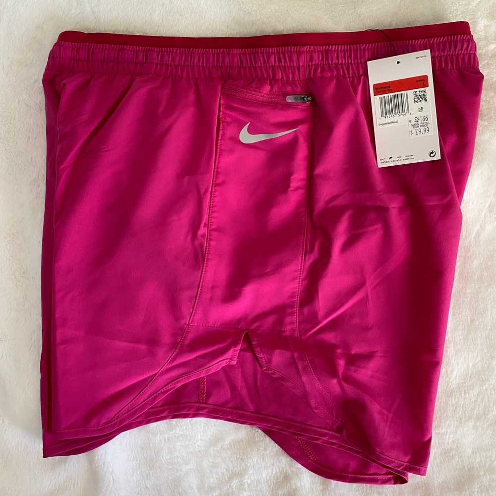 Pink Nike Dri-fit shorts.